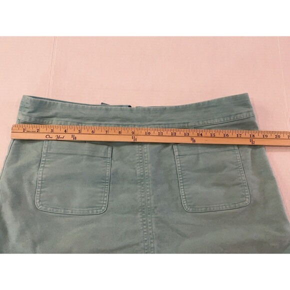 Boden Imogen High Waisted Mini Skirt Size 12L Blue/green - Picture 6 of 6
